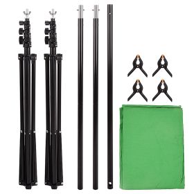 6.56 x 9.85ft Green Screen Backdrop Stand Kit